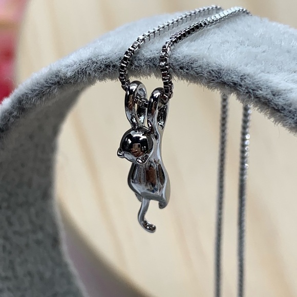 🌟Sterling Silver 925 Necklace Cat - Picture 4 of 8